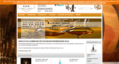 Desktop Screenshot of brennerei-back.de